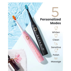USB Electric Toothbrush Fairywill FW-507 Waterproof Kit
