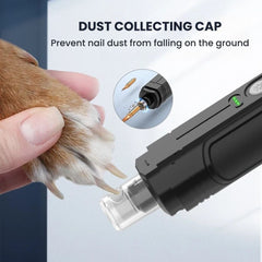 USB Rechargeable Pet Nail Grinder with 2 LED Lights