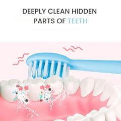 USB Sonic Electric Toothbrush with Whitening Heads