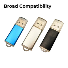 High-Speed Metal USB 2.0 Flash Drive 128GB Pendrive