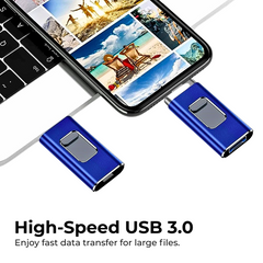iPhone iPad USB 3.0 Flash Drive 2TB Dual OTG