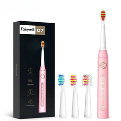 USB Electric Toothbrush Fairywill FW-507 Waterproof Kit