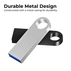 USB Flash Drive 128GB Metal Pendrive 32GB