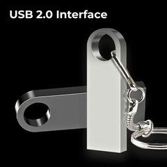 USB Flash Drive 128GB Metal Pendrive 32GB