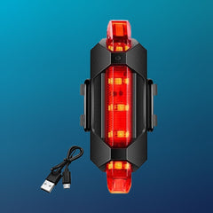 USB Rechargeable Bike Light Set Front & Rear for Cycling