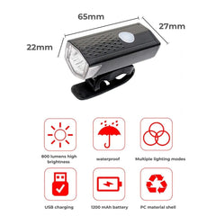 USB Rechargeable Bike Taillight – 4 Modes, Easy Install