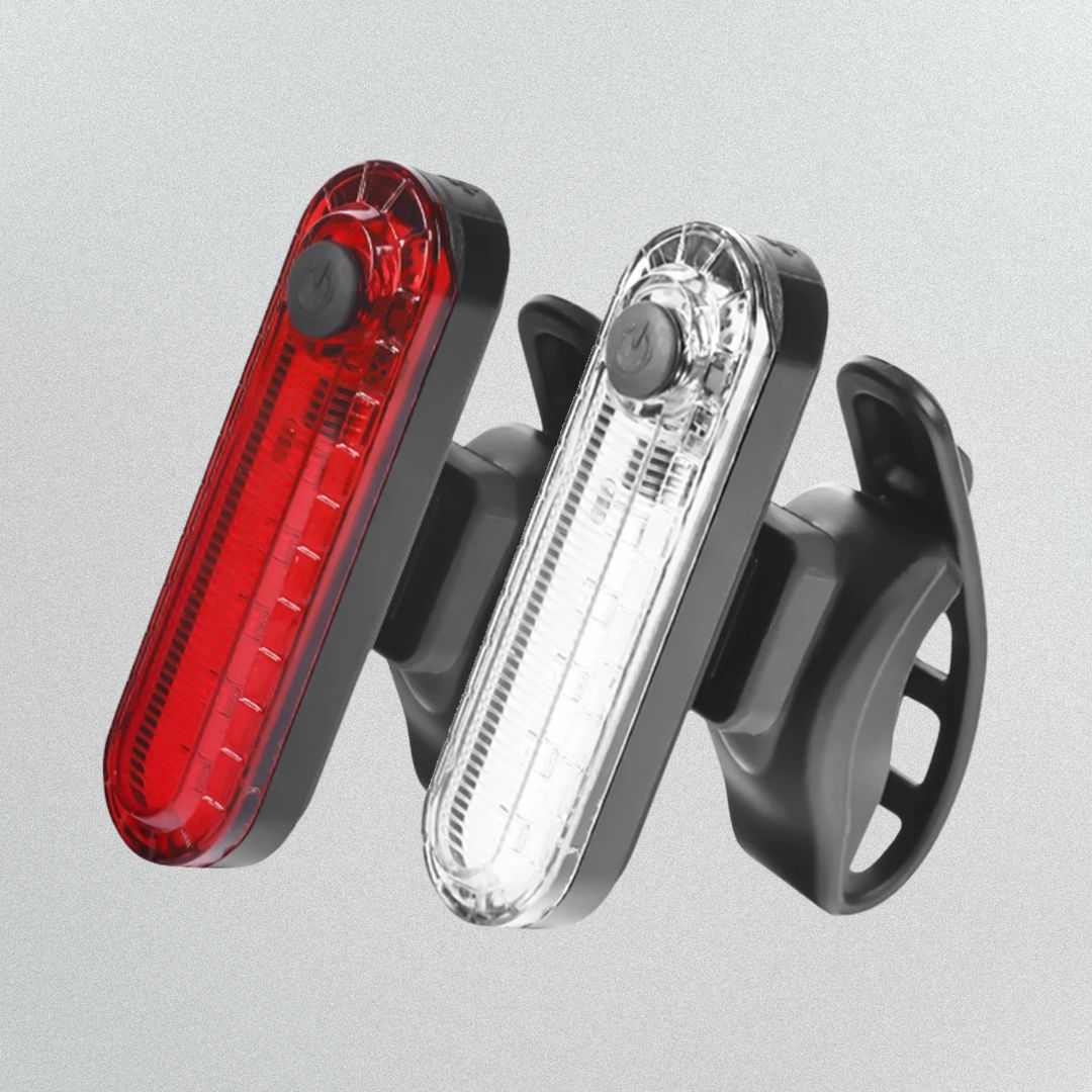 USB Rechargeable Red Bike Tail Light for Night Safety