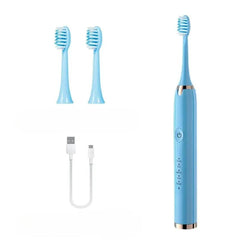 USB Sonic Electric Toothbrush with Whitening Heads
