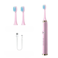 USB Sonic Electric Toothbrush with Whitening Heads