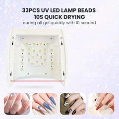 UV LED Nail Lamp 46W – Professional Gel Nail Dryer - quick dry
