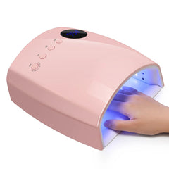 UV LED Nail Lamp 46W – Professional Gel Nail Dryer - pink
