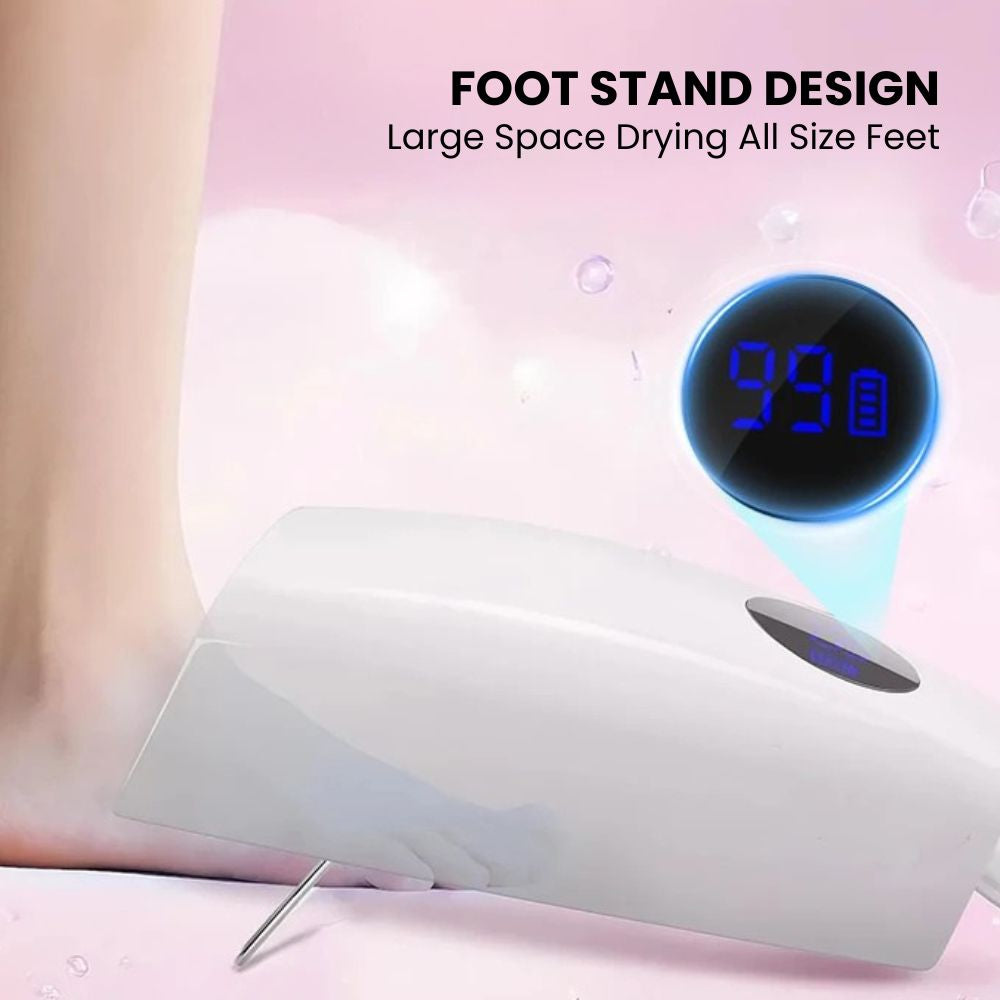 UV LED Nail Lamp 46W – Professional Gel Nail Dryer - foot stand design
