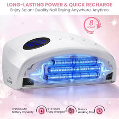 UV LED Nail Lamp 46W – Professional Gel Nail Dryer - long lasting