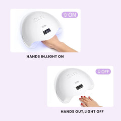 UV LED Nail Lamp 48W Fast Dry Gel Polish with Auto Sensor