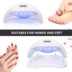 UV LED Nail Lamp 48W Fast Dry Gel Polish with Auto Sensor