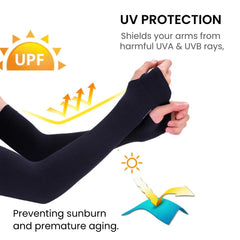 UV Protection Arm Sleeves for Driving & Sports