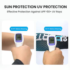 UV Protection Cooling Arm Sleeves & Face Towel Set