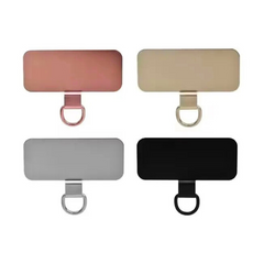 Ultra-Thin Phone Lanyard Patch with Metal Ring Holder