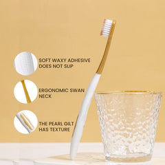 Ultra Soft Wide Head Toothbrush for Sensitive Gums & Travel