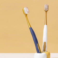 Ultra Soft Wide Head Toothbrush for Sensitive Gums & Travel