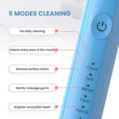 Ultra Clean Sonic Rechargeable Toothbrush - 5 Modes Cleaning