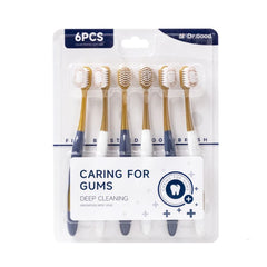 Ultra Soft Wide Head Toothbrush for Sensitive Gums & Travel