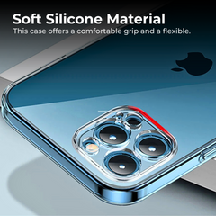 Ultra Thin Clear Soft iPhone 16 15 14 Pro Max Case