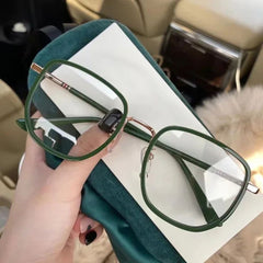 Ultralight Green Frame Blue Light Glasses for Women