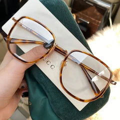 Ultralight Green Frame Blue Light Glasses for Women
