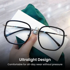 Ultralight Green Frame Blue Light Glasses for Women