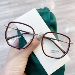 Ultralight Green Frame Blue Light Glasses for Women