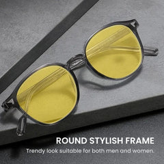 Ultralight Night Vision Glasses with Yellow Lenses