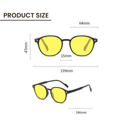 Ultralight Night Vision Glasses with Yellow Lenses