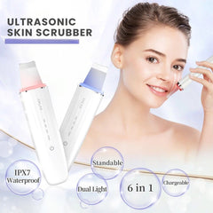 Ultrasonic Skin Scrubber — 24KHz Deep Pore Cleanser - scrubber