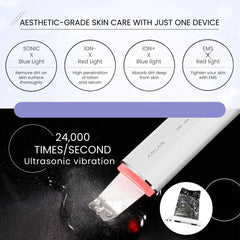 Ultrasonic Skin Scrubber — 24KHz Deep Pore Cleanser - aesthetic grade skin care