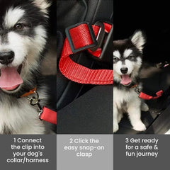 Universal Pet Car Seat Belt — Adjustable Safety Leash