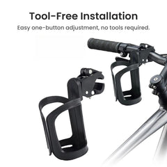 Universal 360° Bike & Stroller Bottle Holder Rack