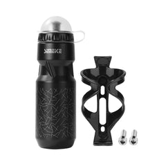 Universal Bike Bottle Cage with 750ml Water Bottle Set