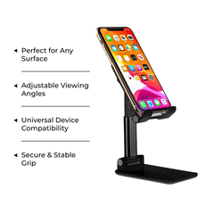 Foldable Adjustable Phone & Tablet Stand Holder
