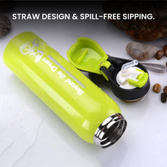 Vacuum Stainless Steel Cycling Water Bottle & Mug