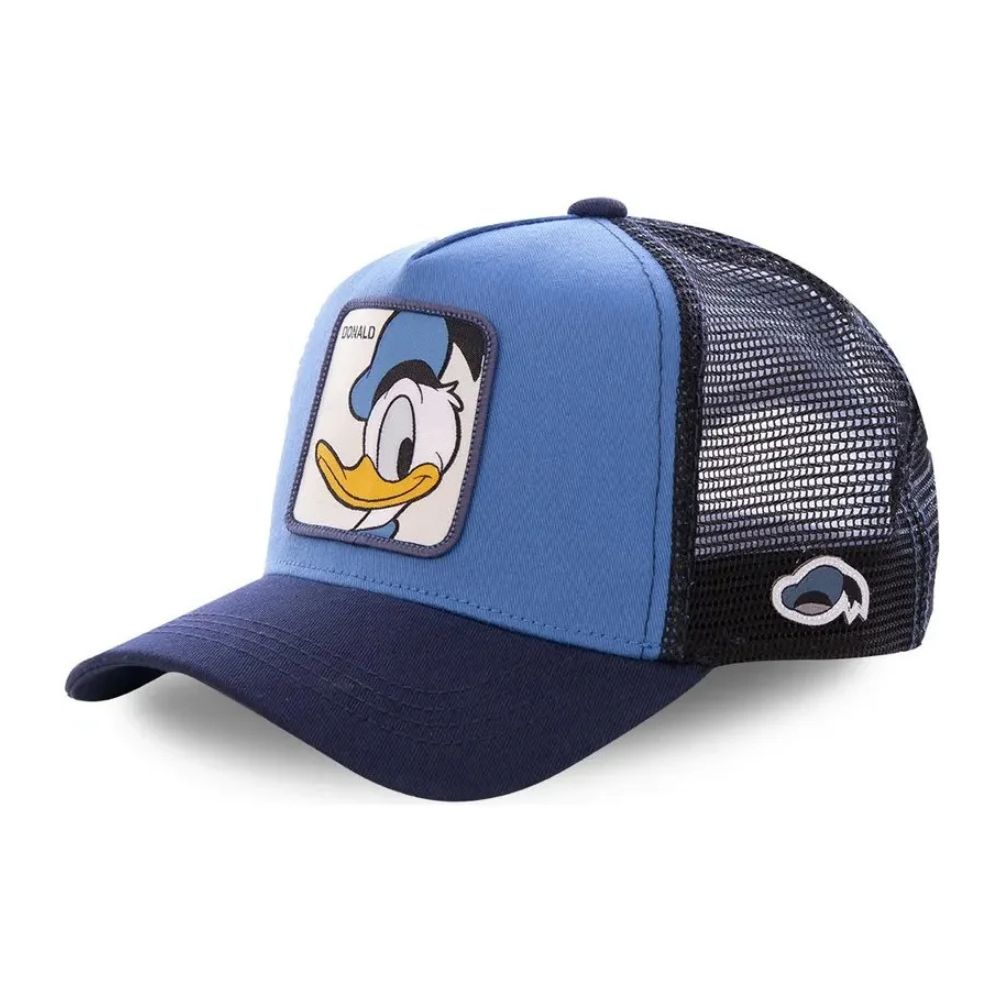 Vintage Animal Patch Trucker Cap — Mesh Snapback Hat