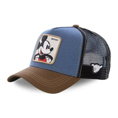 Vintage Animal Patch Trucker Cap — Mesh Snapback Hat