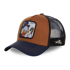Vintage Animal Patch Trucker Cap — Mesh Snapback Hat