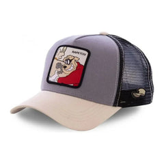 Vintage Animal Patch Trucker Cap — Mesh Snapback Hat