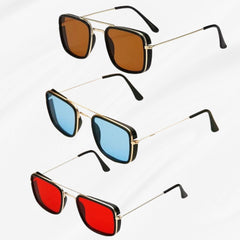 Vintage Square Sunglasses – UV400 Protection, Retro Eyewear
