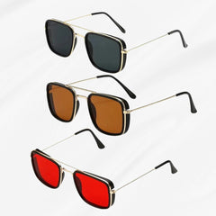 Vintage Square Sunglasses – UV400 Protection, Retro Eyewear