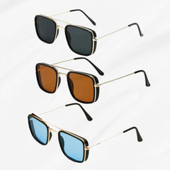 Vintage Square Sunglasses – UV400 Protection, Retro Eyewear