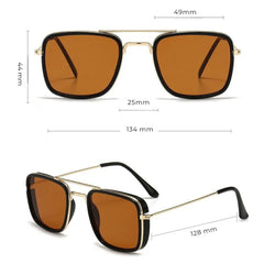 Vintage Square Sunglasses – UV400 Protection, Retro Eyewear