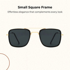 Vintage Square Sunglasses – UV400 Protection, Retro Eyewear