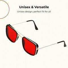 Vintage Square Sunglasses – UV400 Protection, Retro Eyewear